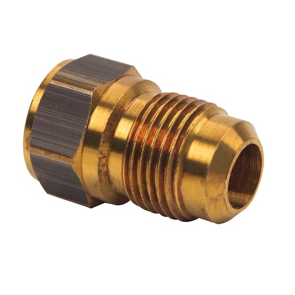 Thrifco Plumbing No. 46 3/8 Inch Flare x 3/8 Inch FIP Brass Adapter 4401130 - main
